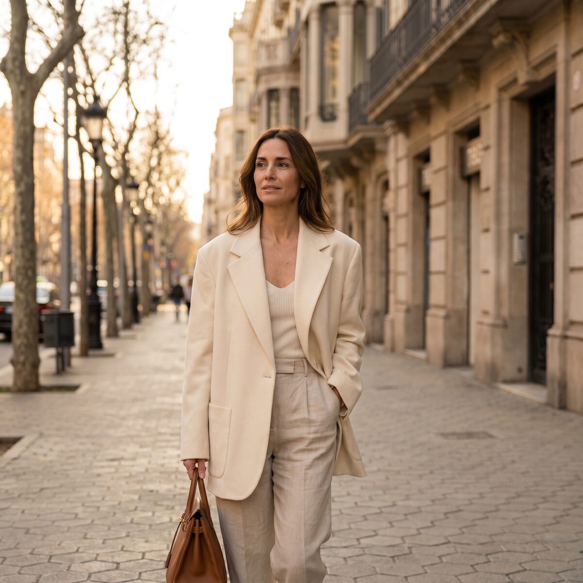 AI fashion photography — Parisian café lifestyle editorial